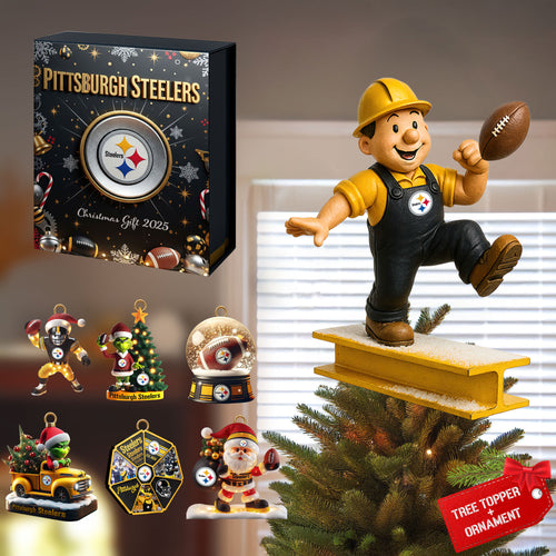 COMBO PBS CHRISTMAS TREE TOPPER WITH ORNAMENT DAT