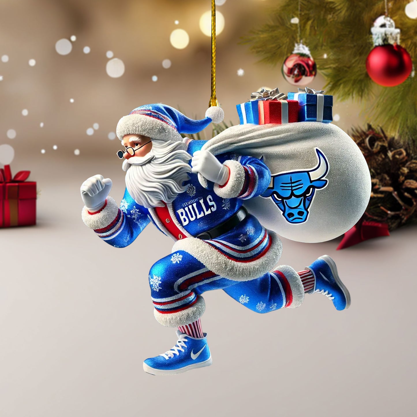 COMBO BFBL CHRISTMAS TREE TOPPER WITH ORNAMENT DAT