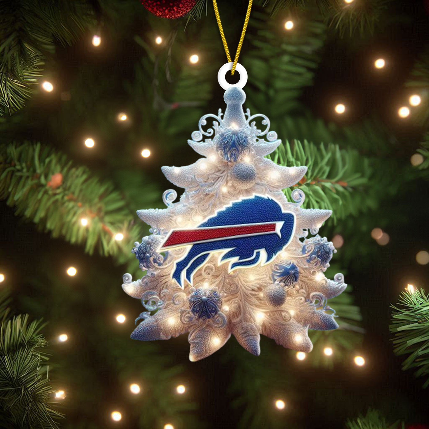 COMBO BFBL CHRISTMAS TREE TOPPER WITH ORNAMENT DAT