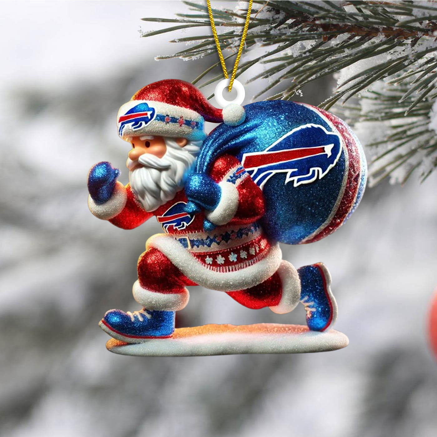 COMBO BFBL CHRISTMAS TREE TOPPER WITH ORNAMENT DAT