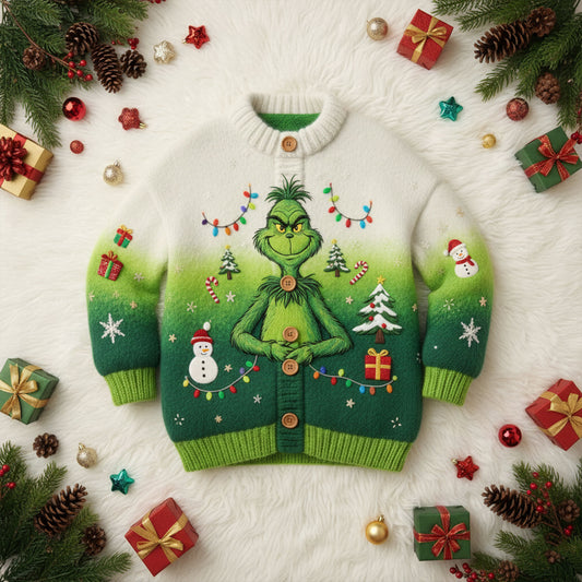 TGR CARDIGAN SWEATSHIRT WITH BUTTON DAT