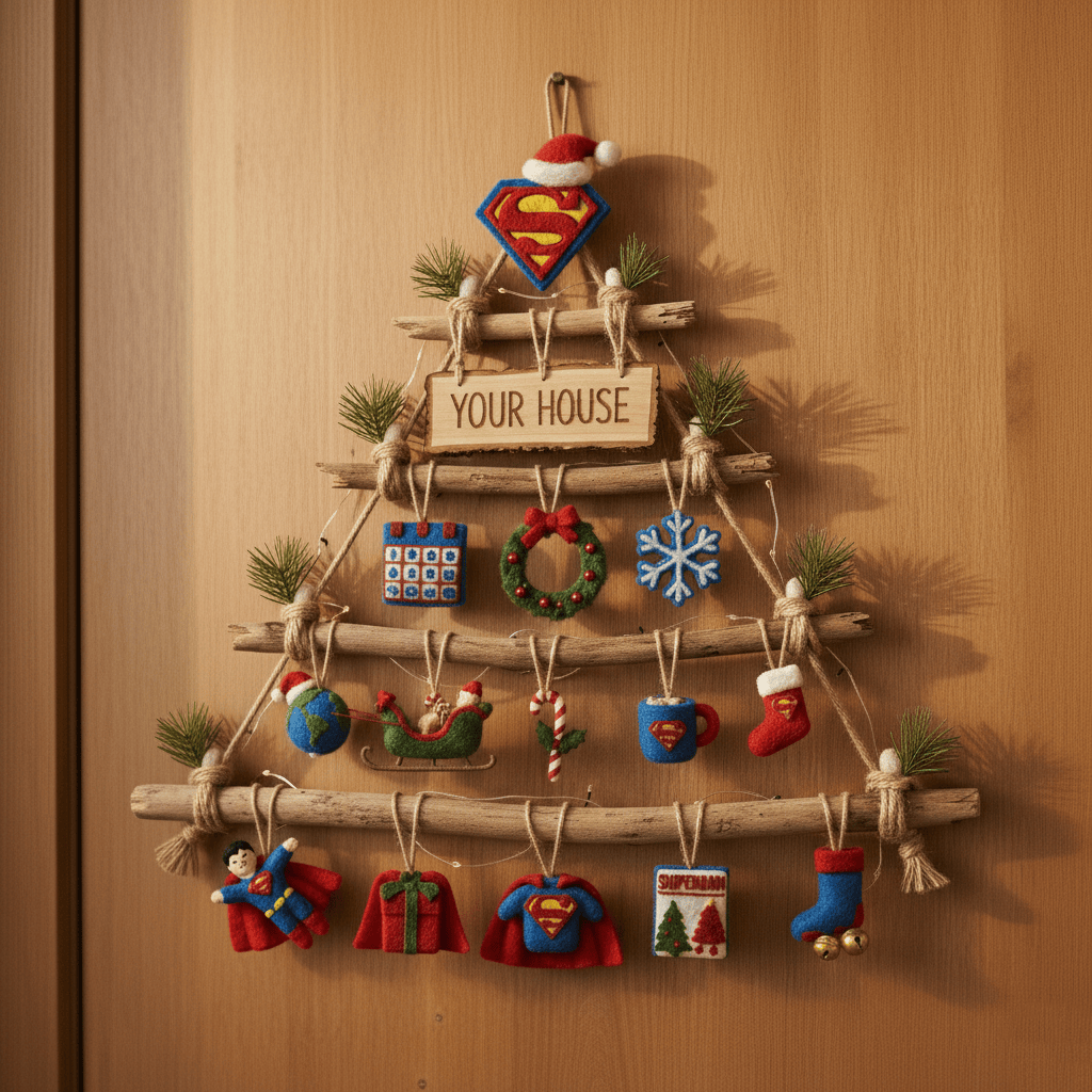 SUP Premium Rustic Wall Christmas Tree HTTT