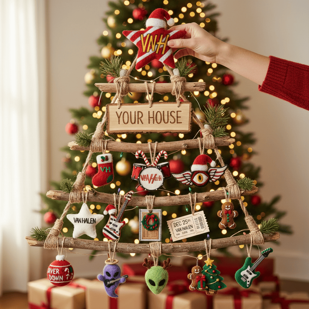 VHL Premium Rustic Wall Christmas Tree HTTT