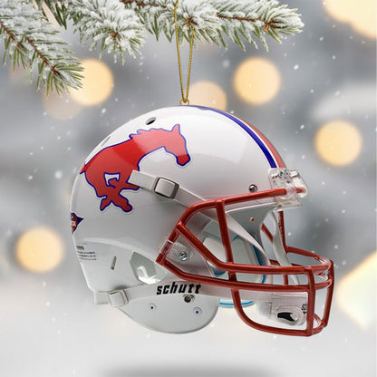 COMBO SMU CHRISTMAS TREE TOPPER WITH ORNAMENT DAT