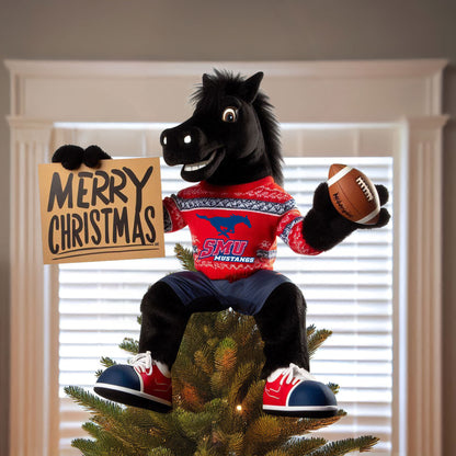 COMBO SMU CHRISTMAS TREE TOPPER WITH ORNAMENT DAT