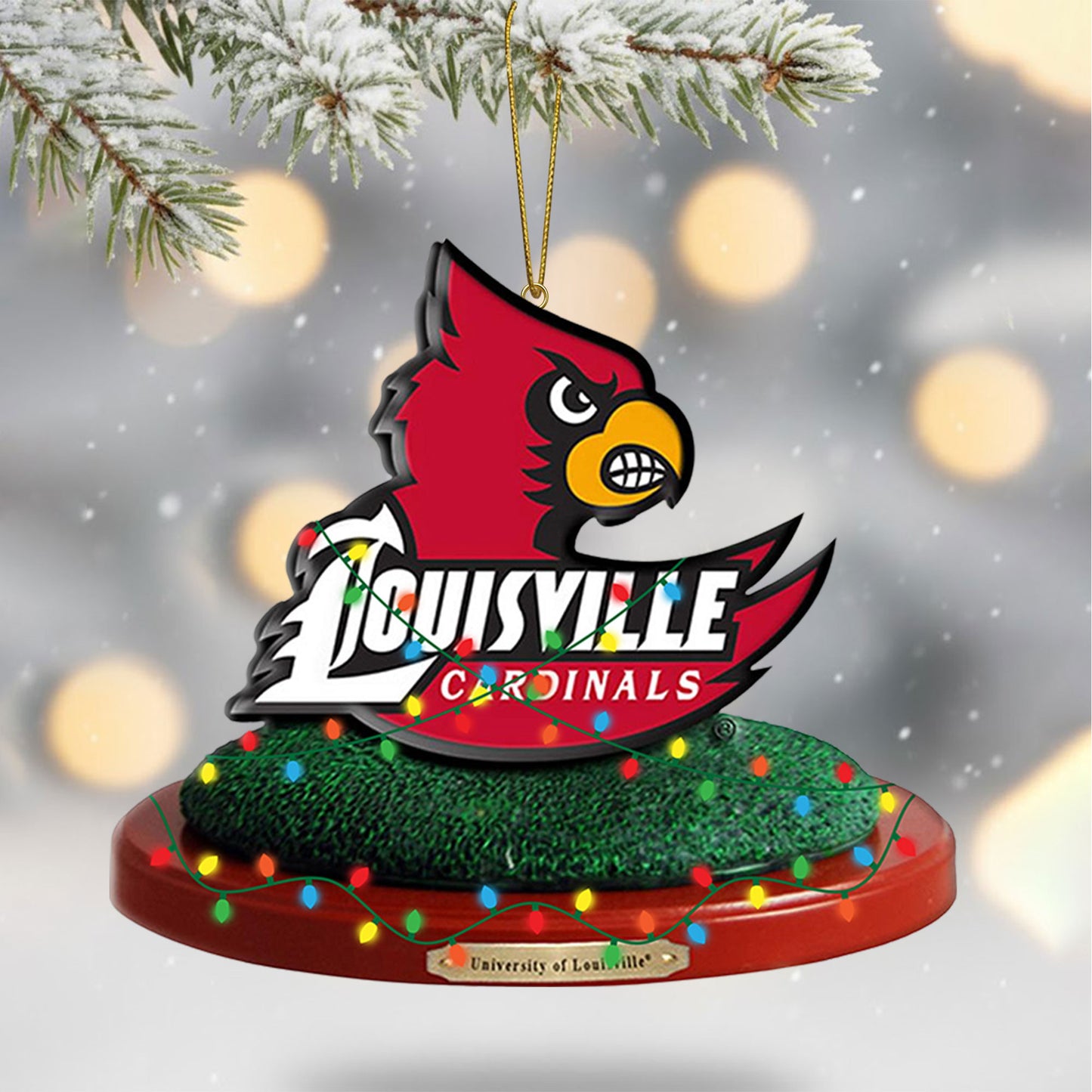 COMBO LVC CHRISTMAS TREE TOPPER WITH ORNAMENT DAT