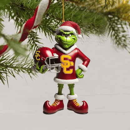 COMBO USC CHRISTMAS TREE TOPPER WITH ORNAMENT DAT