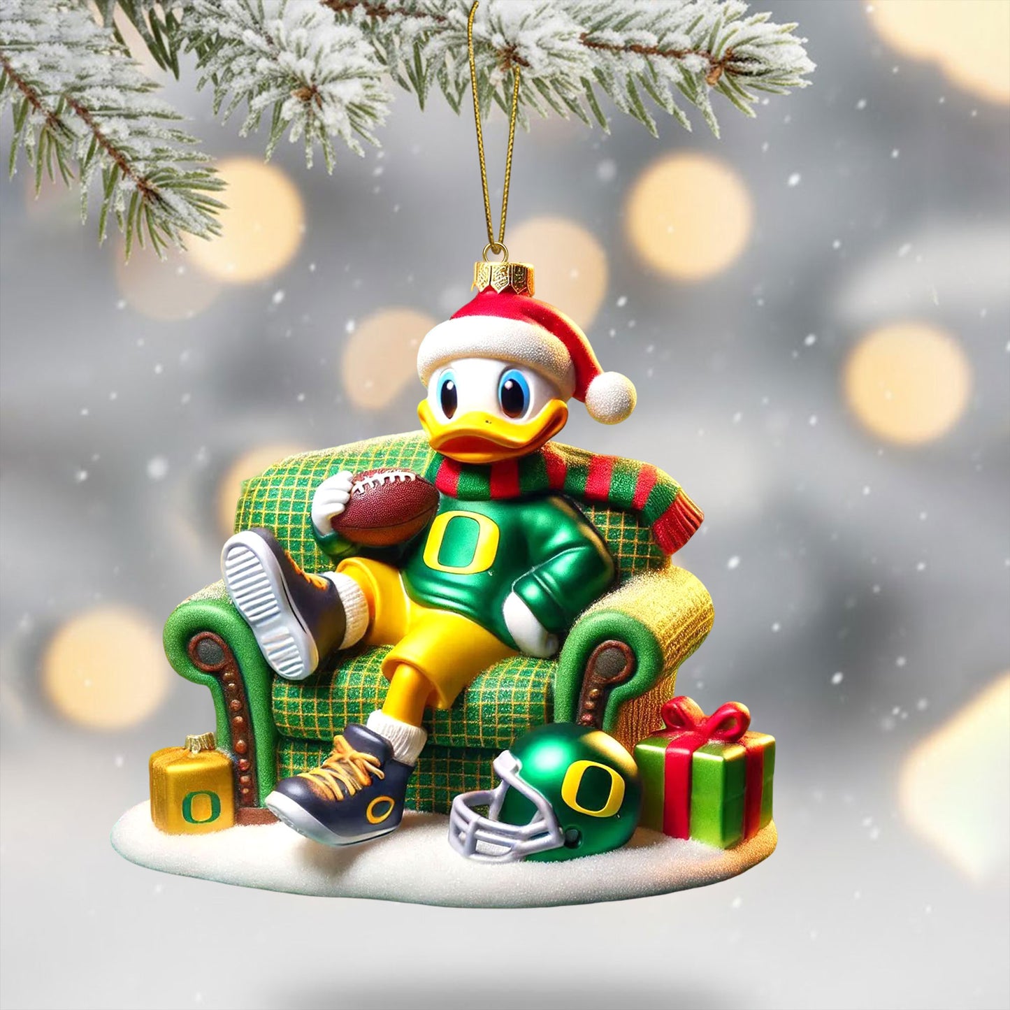 COMBO ORD CHRISTMAS TREE TOPPER WITH ORNAMENT DAT