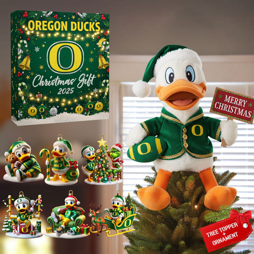 COMBO ORD CHRISTMAS TREE TOPPER WITH ORNAMENT DAT