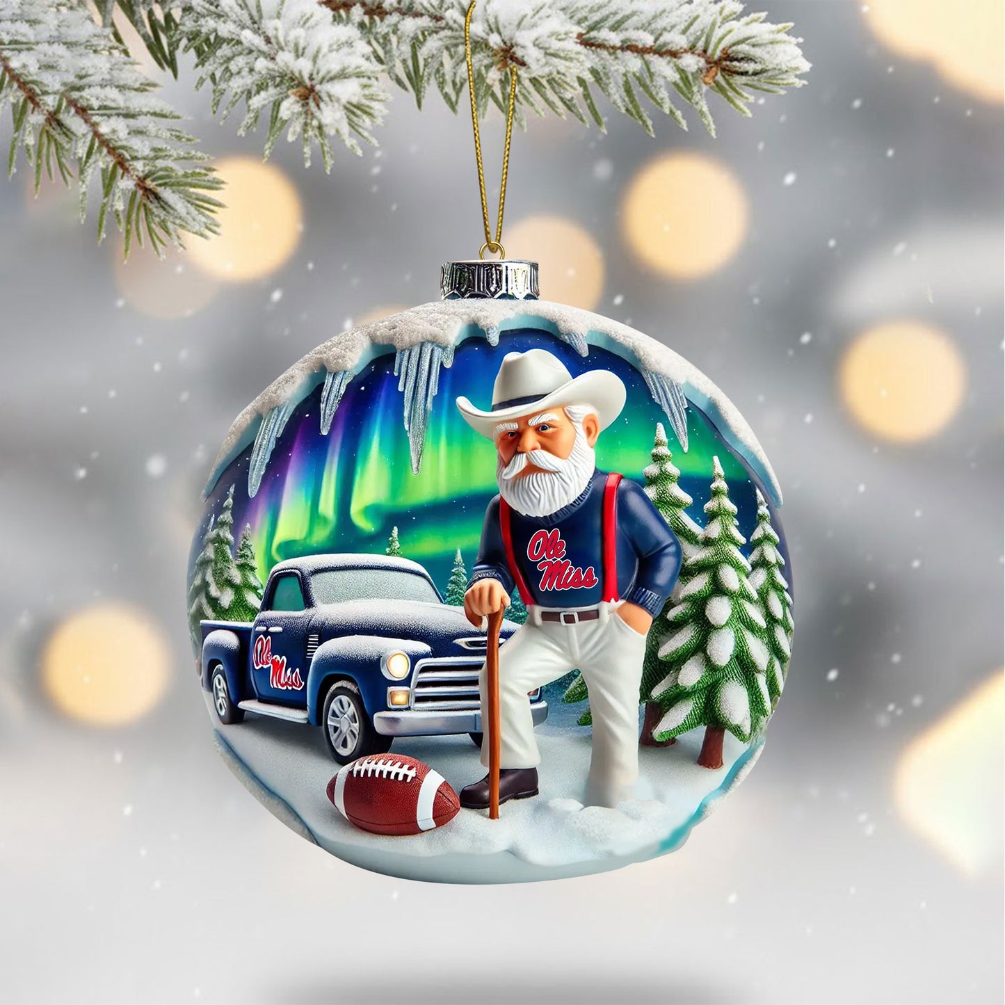 COMBO OMR CHRISTMAS TREE TOPPER WITH ORNAMENT DAT