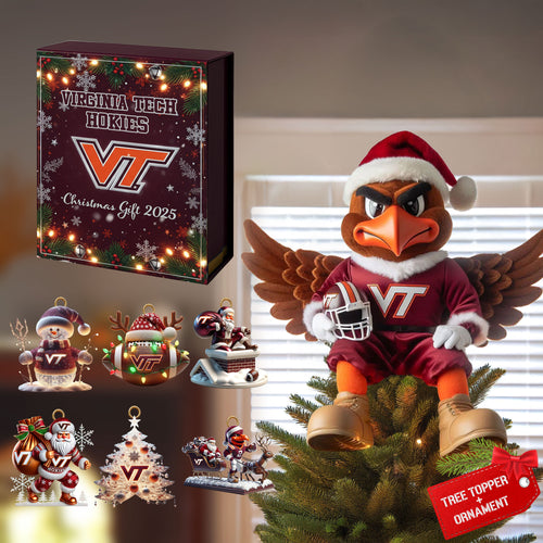 COMBO VTH CHRISTMAS TREE TOPPER WITH ORNAMENT DAT