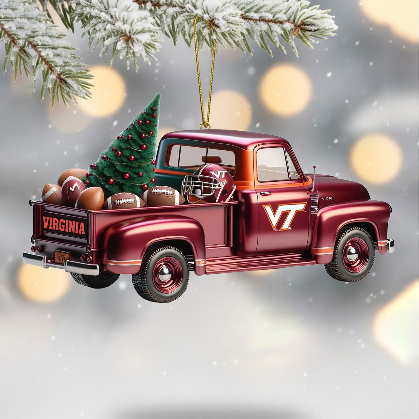 COMBO VTH CHRISTMAS TREE TOPPER WITH ORNAMENT DAT