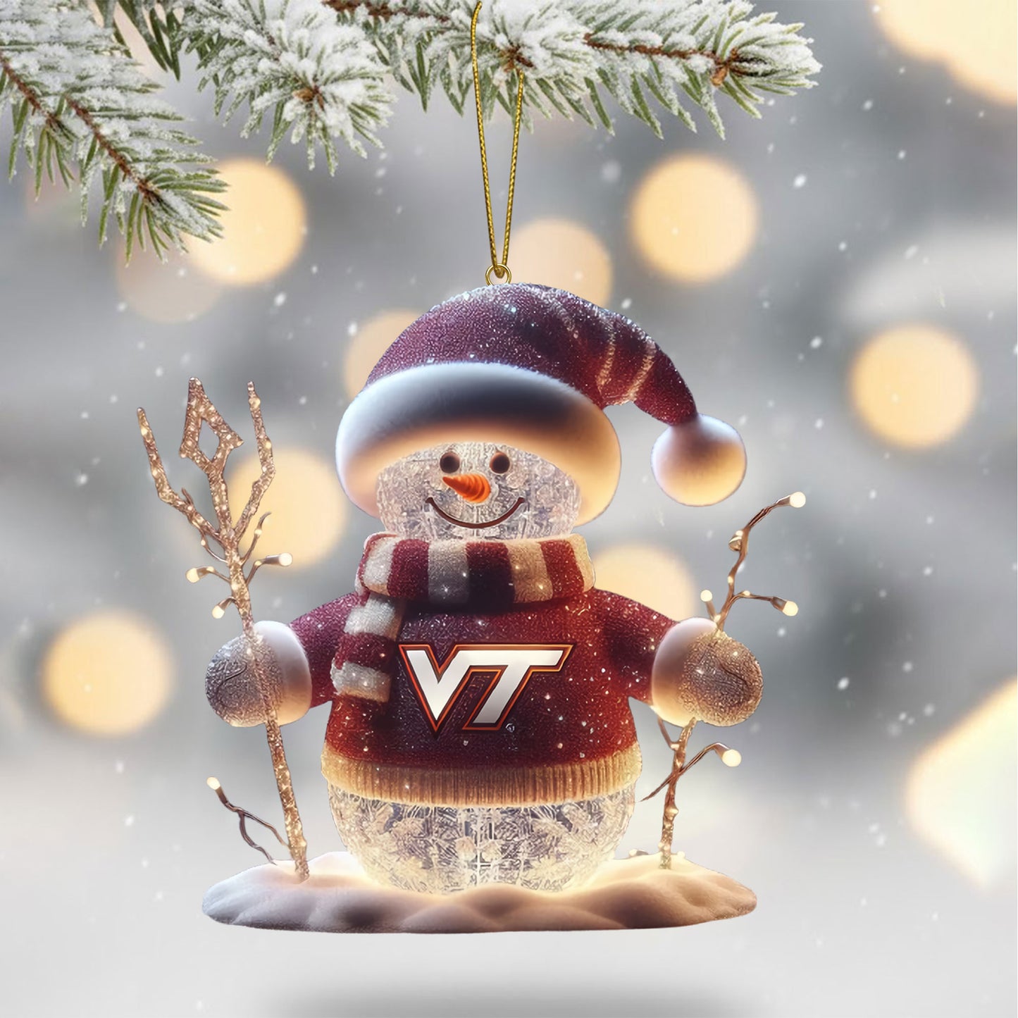 COMBO VTH CHRISTMAS TREE TOPPER WITH ORNAMENT DAT