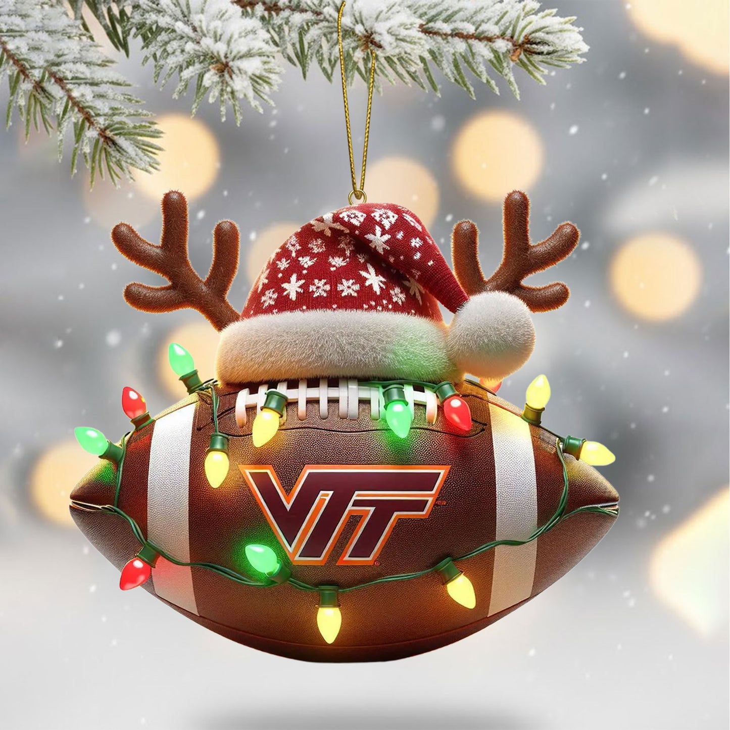 COMBO VTH CHRISTMAS TREE TOPPER WITH ORNAMENT DAT