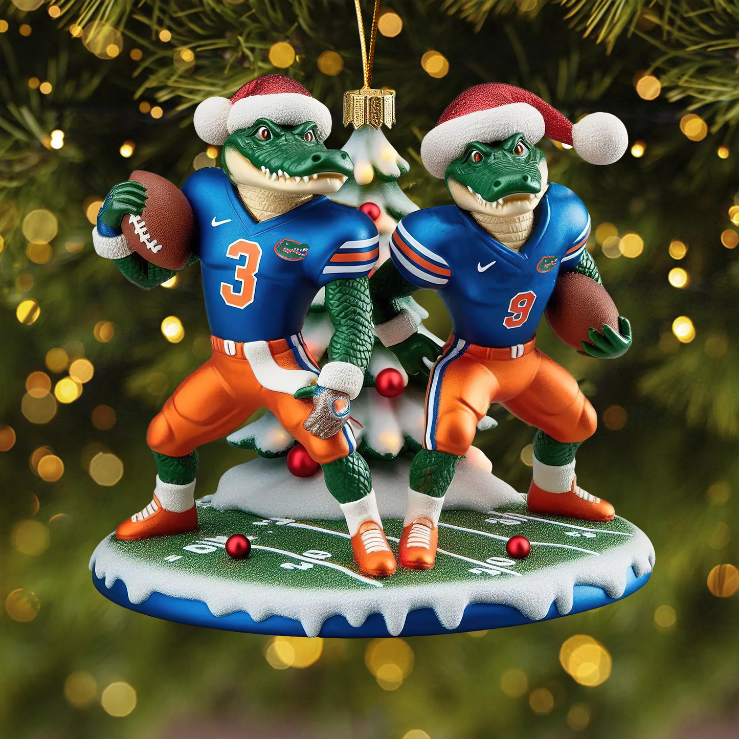 COMBO FGT CHRISTMAS TREE TOPPER WITH ORNAMENT DAT