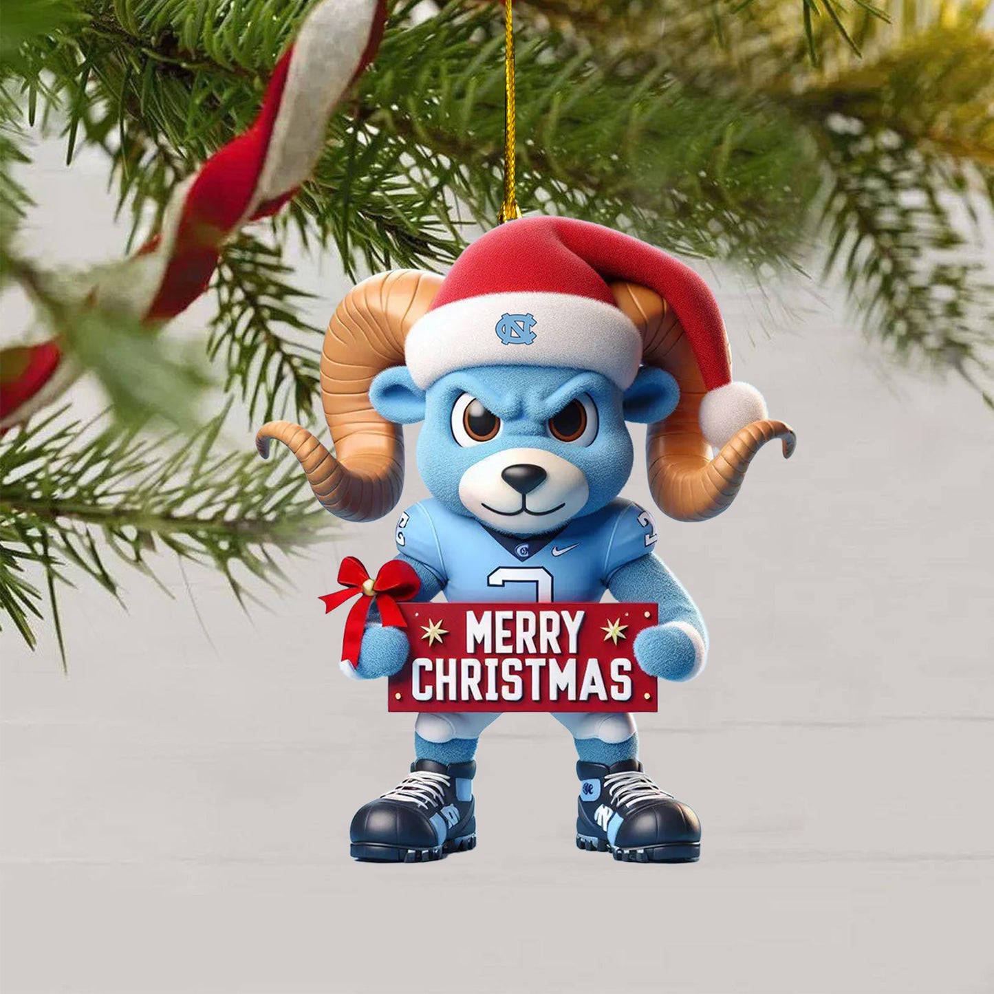 COMBO NCTH CHRISTMAS TREE TOPPER WITH ORNAMENT DAT