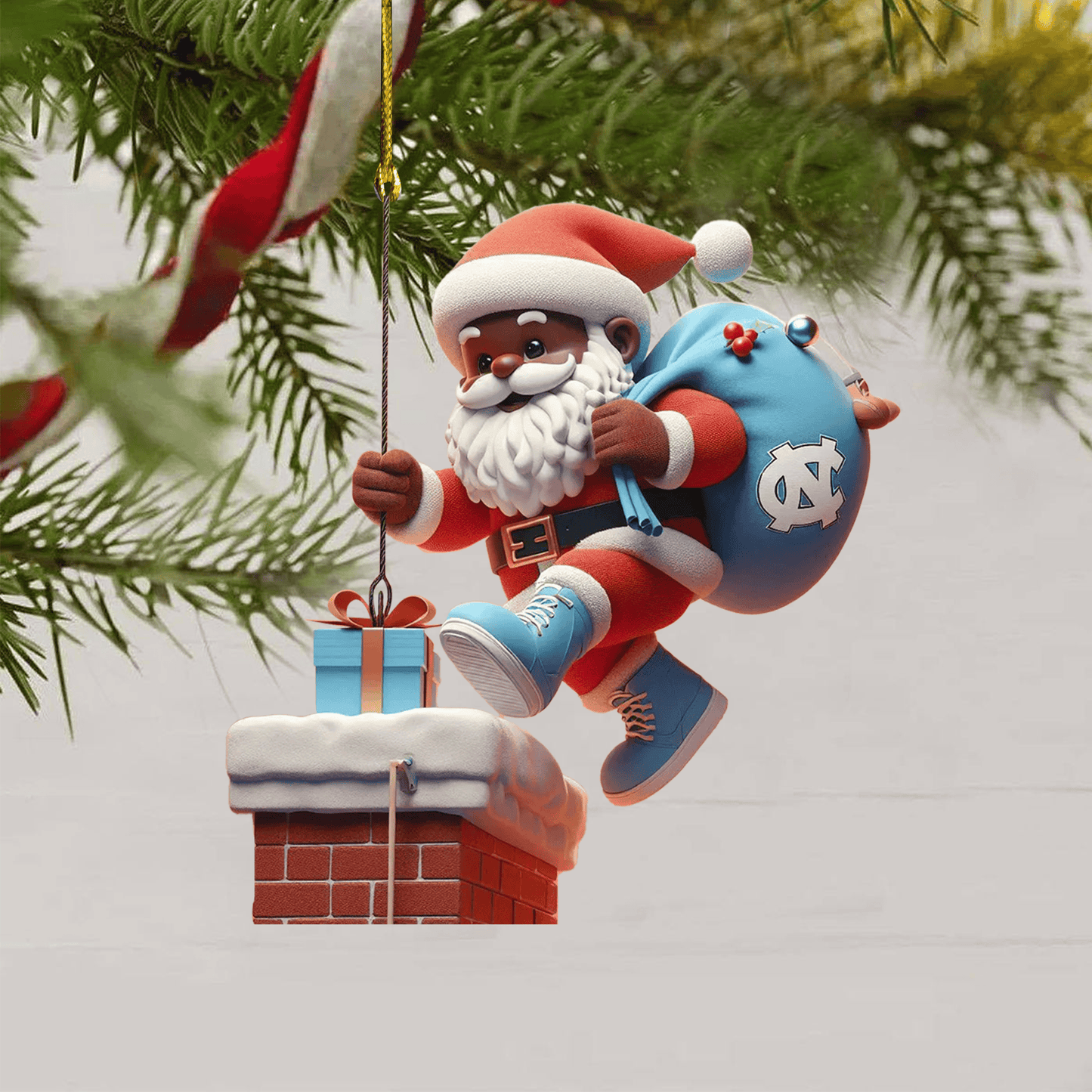 COMBO NCTH CHRISTMAS TREE TOPPER WITH ORNAMENT DAT