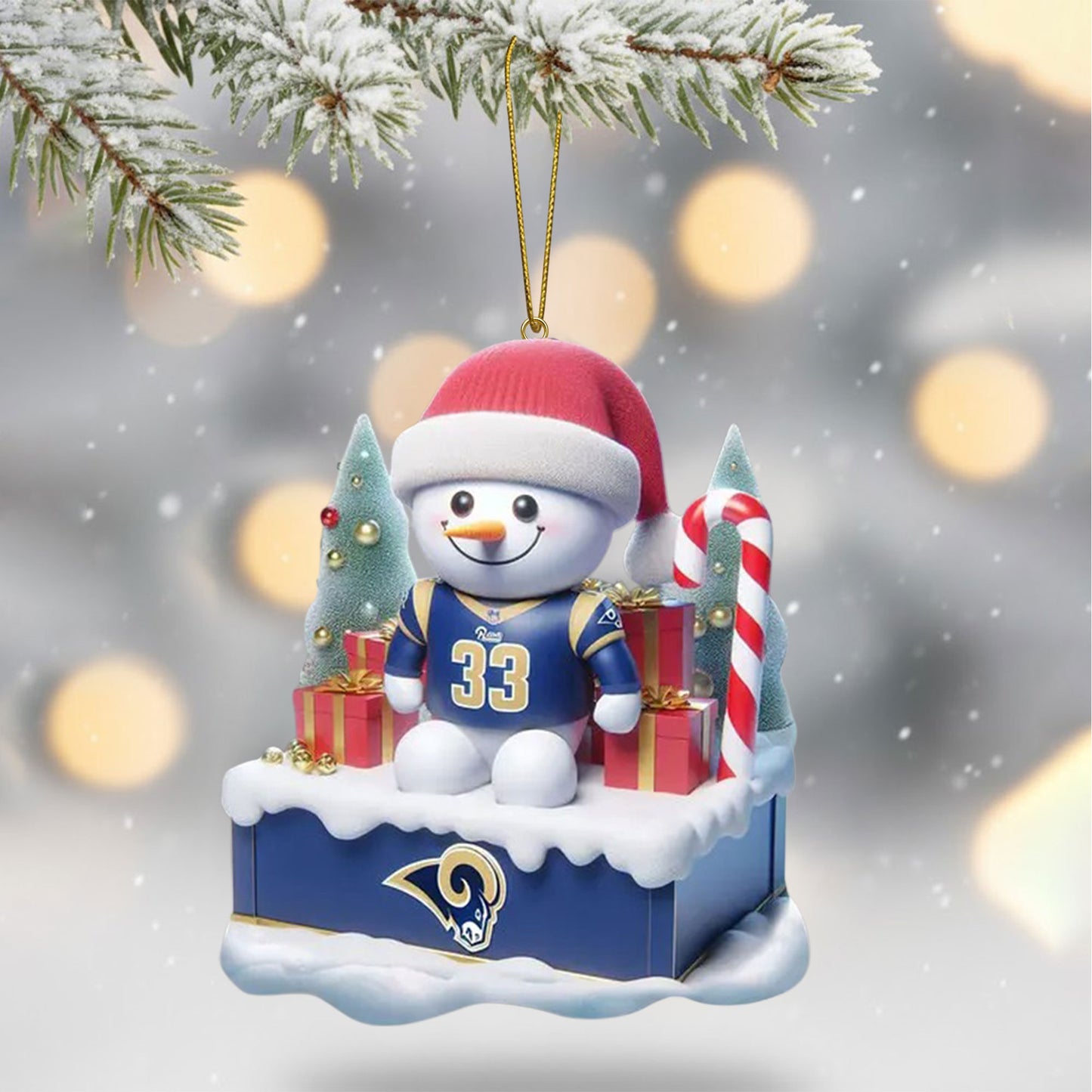 COMBO LAR CHRISTMAS TREE TOPPER WITH ORNAMENT DAT