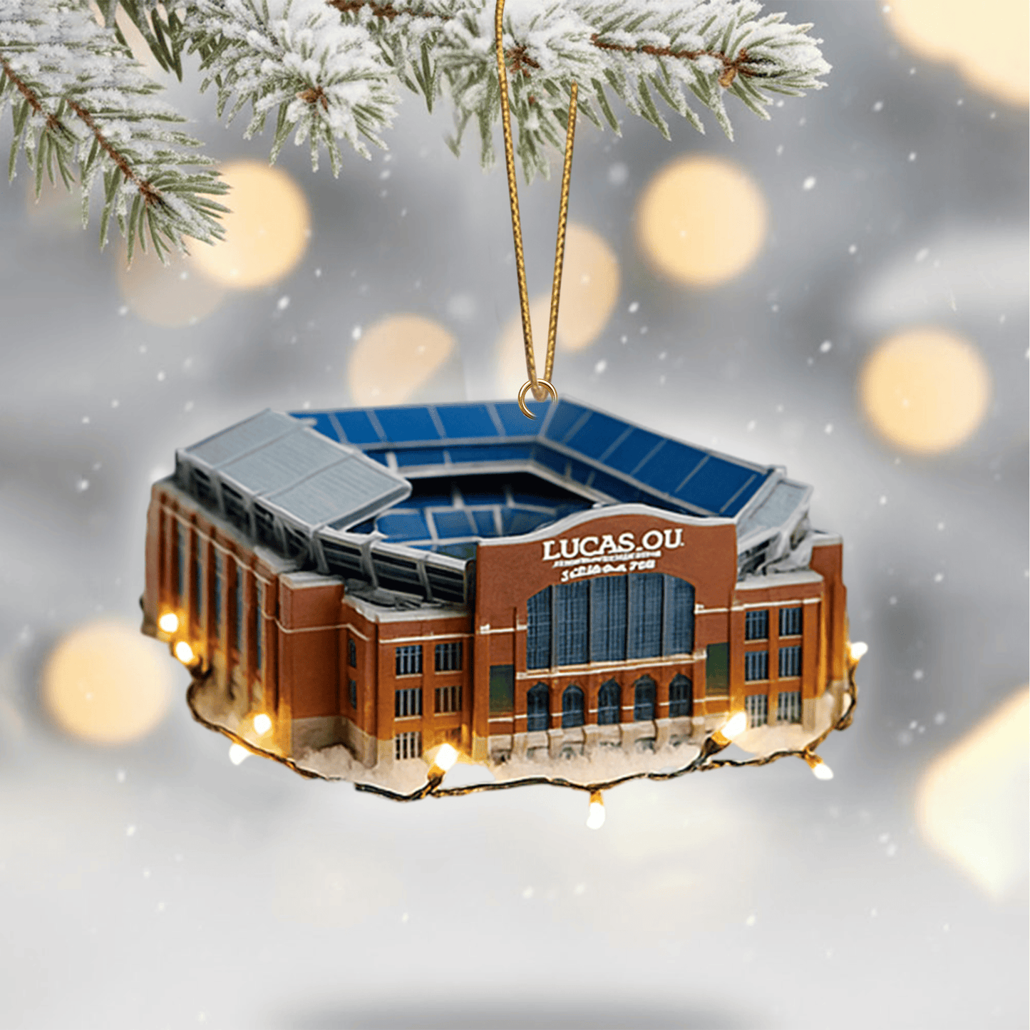 COMBO IDC CHRISTMAS TREE TOPPER WITH ORNAMENT DAT