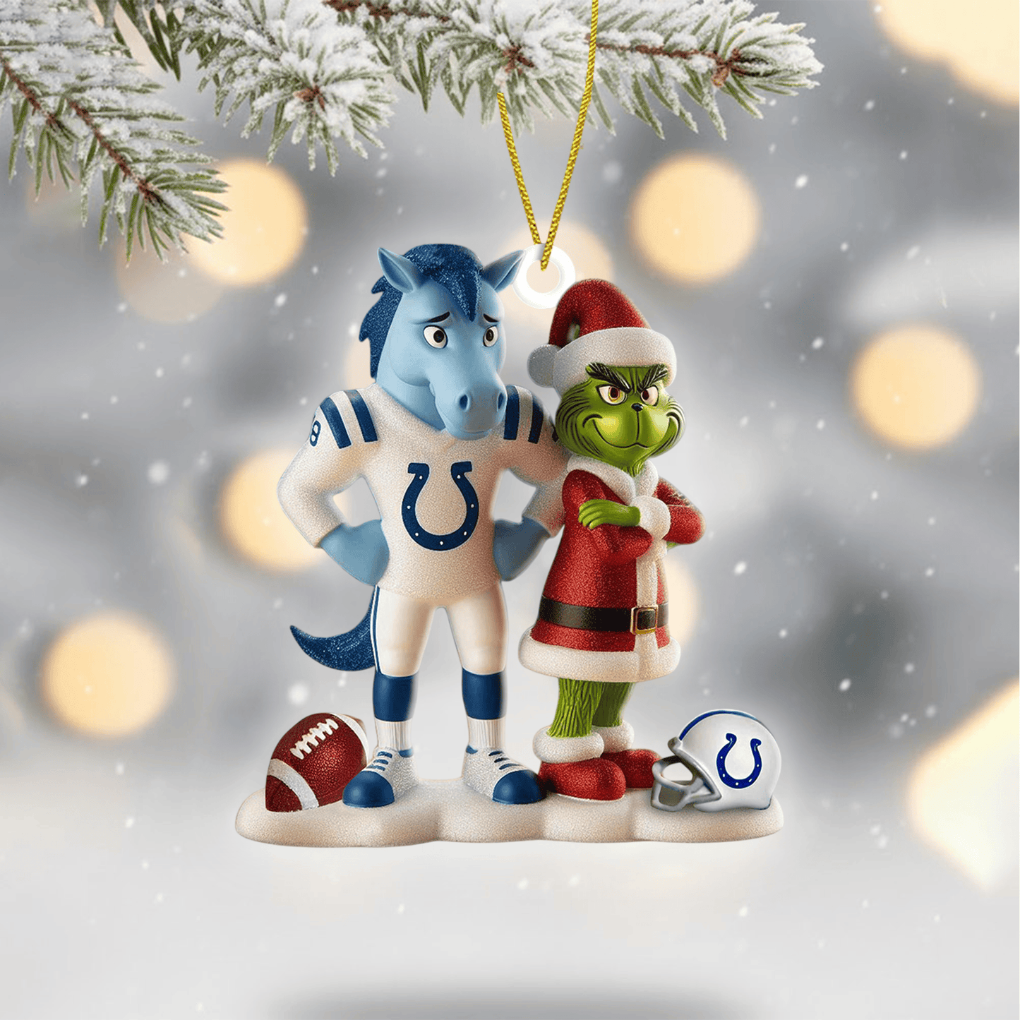 COMBO IDC CHRISTMAS TREE TOPPER WITH ORNAMENT DAT