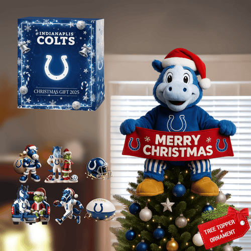 COMBO IDC CHRISTMAS TREE TOPPER WITH ORNAMENT DAT