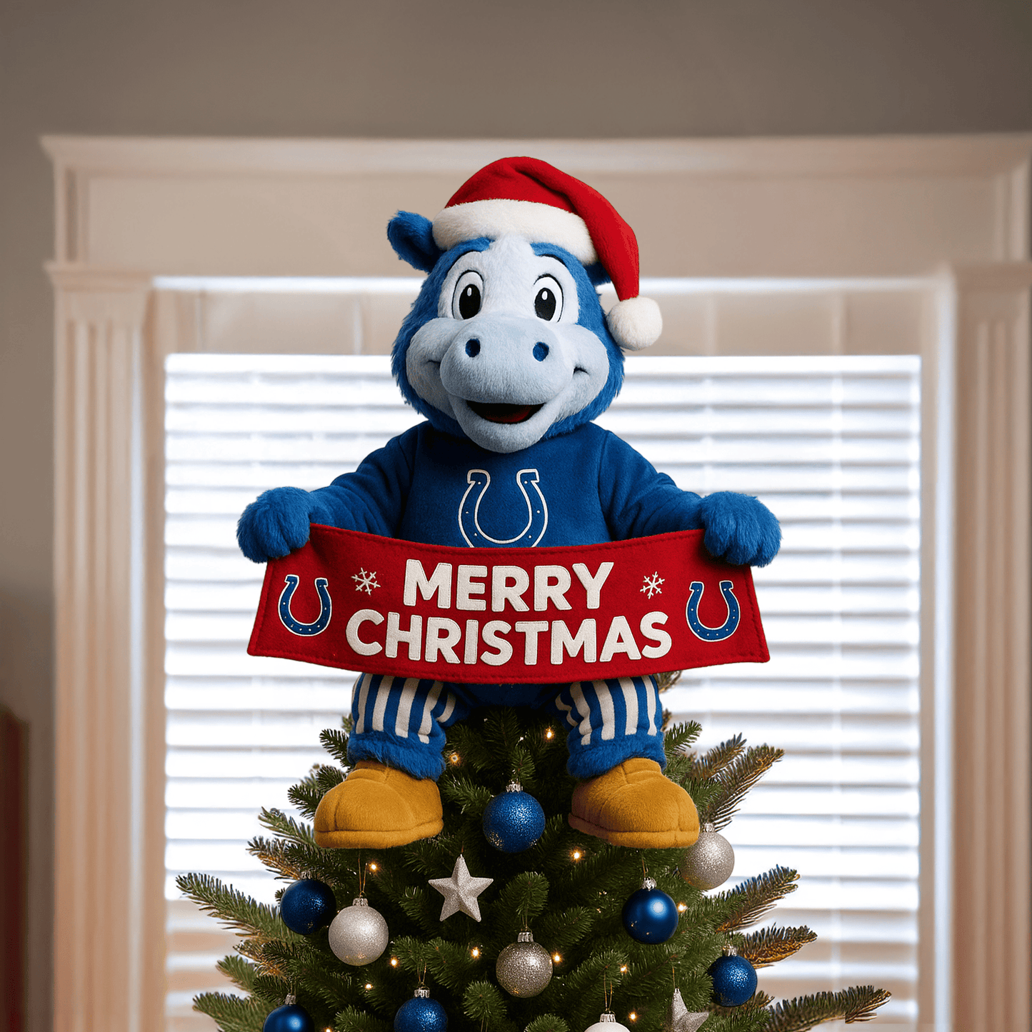 COMBO IDC CHRISTMAS TREE TOPPER WITH ORNAMENT DAT