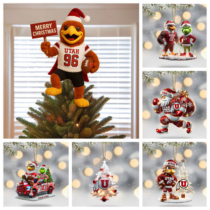 COMBO UTUT CHRISTMAS TREE TOPPER WITH ORNAMENT DAT