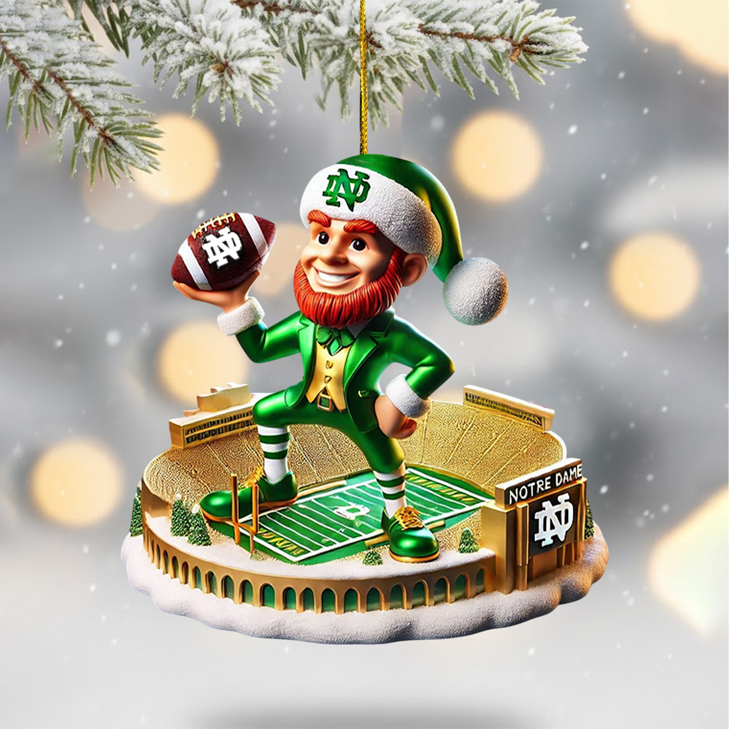 COMBO NDFI CHRISTMAS TREE TOPPER WITH ORNAMENT DAT