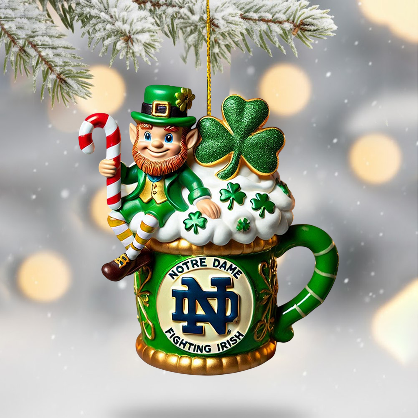 COMBO NDFI CHRISTMAS TREE TOPPER WITH ORNAMENT DAT