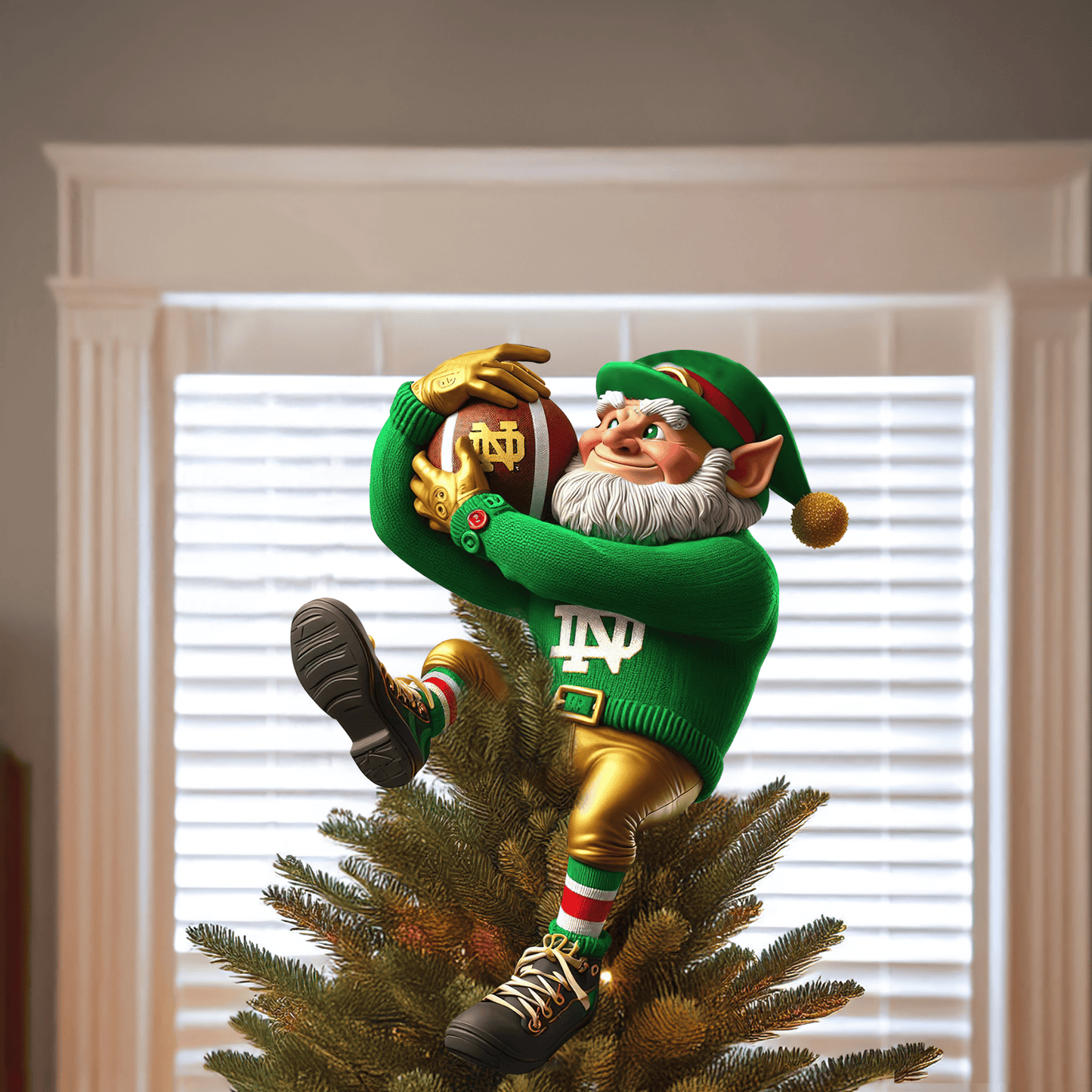 COMBO NDFI CHRISTMAS TREE TOPPER WITH ORNAMENT DAT