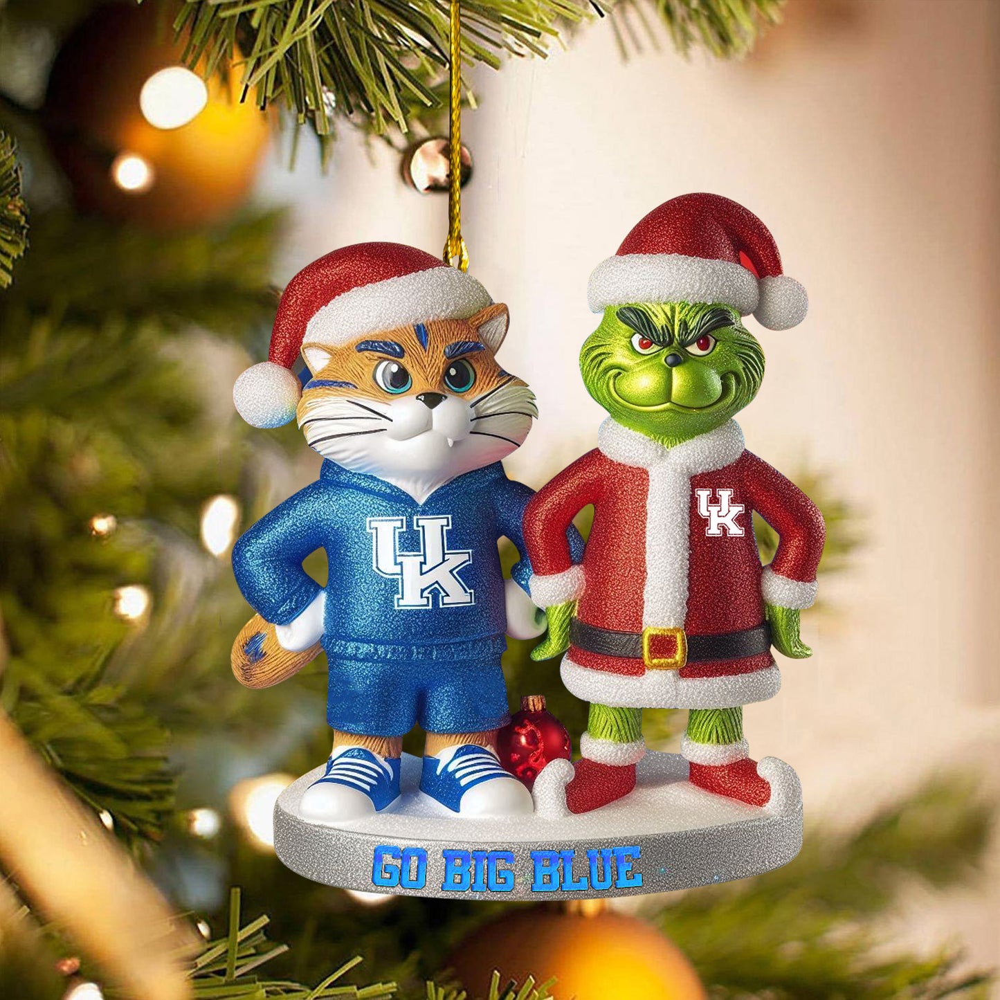 COMBO KWC CHRISTMAS TREE TOPPER WITH ORNAMENT DAT