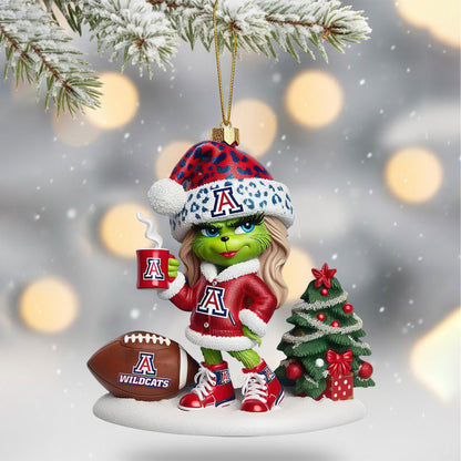 COMBO AWC CHRISTMAS TREE TOPPER WITH ORNAMENT DAT