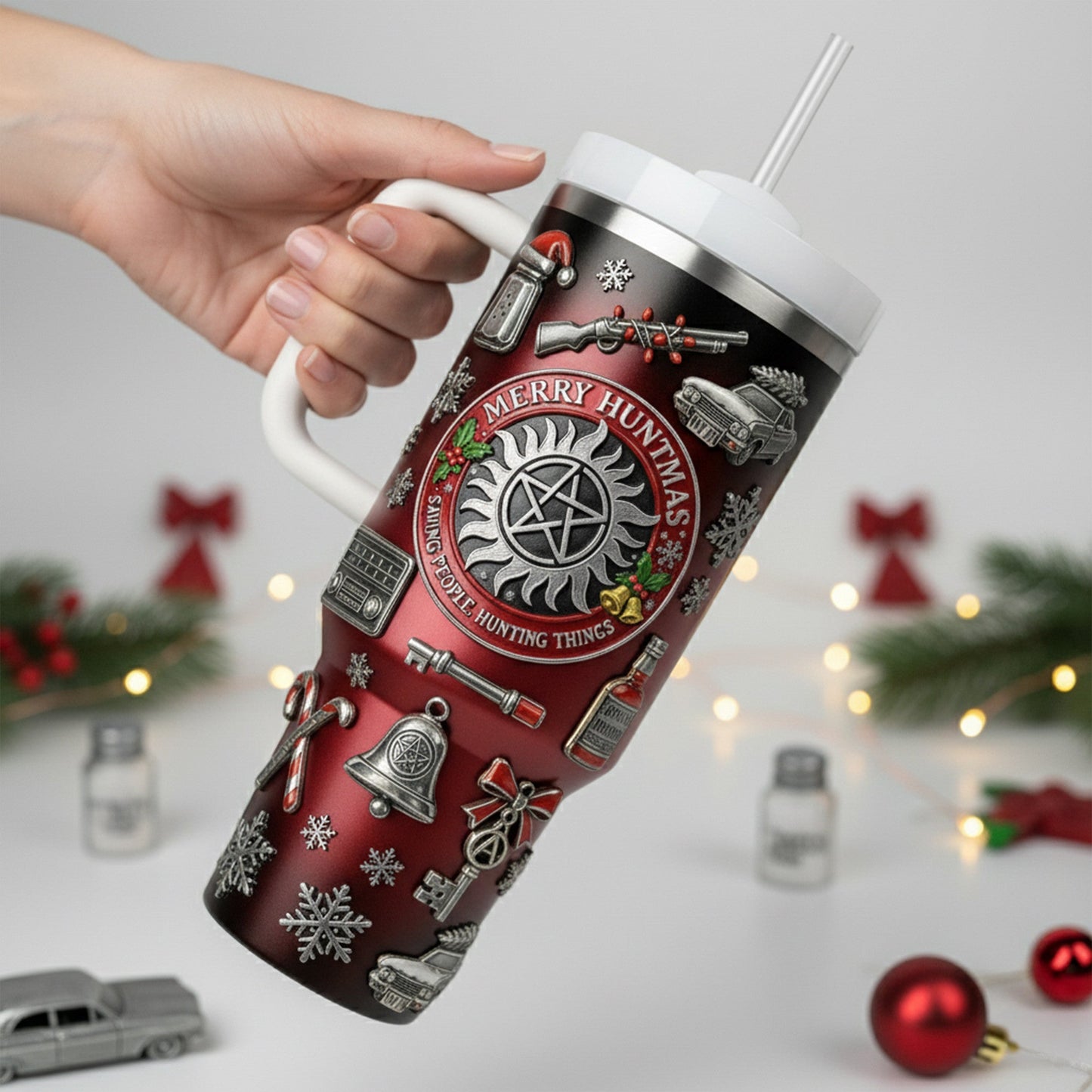 SUNA 40oz Tumbler With Handle LNTH