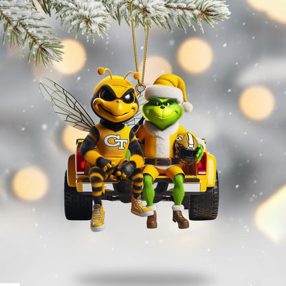 COMBO GTYJ CHRISTMAS TREE TOPPER WITH ORNAMENT DAT