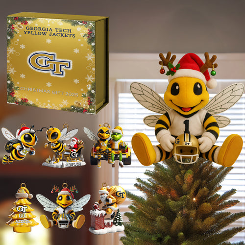 COMBO GTYJ CHRISTMAS TREE TOPPER WITH ORNAMENT DAT