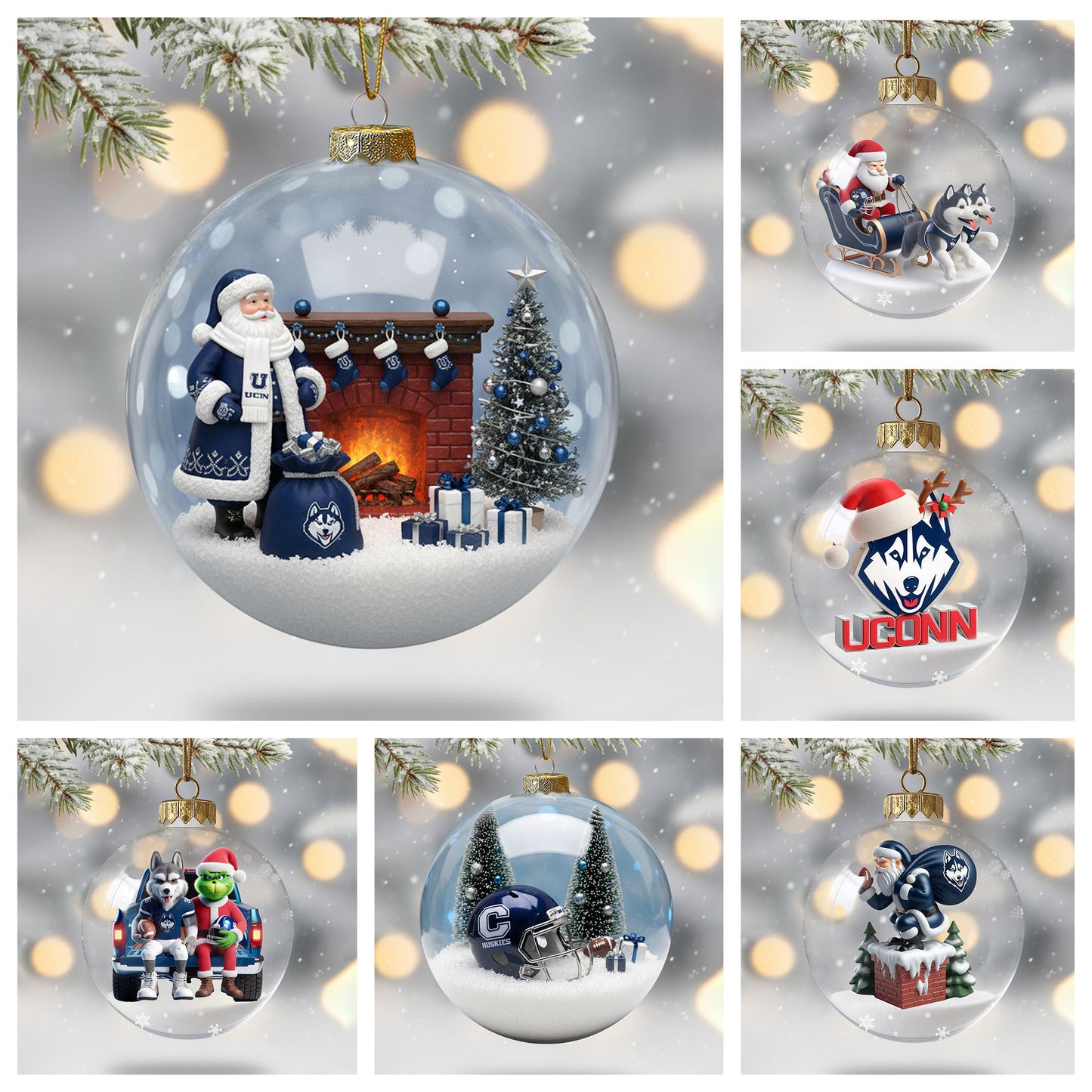 UCHF Christmas Ornament DAT