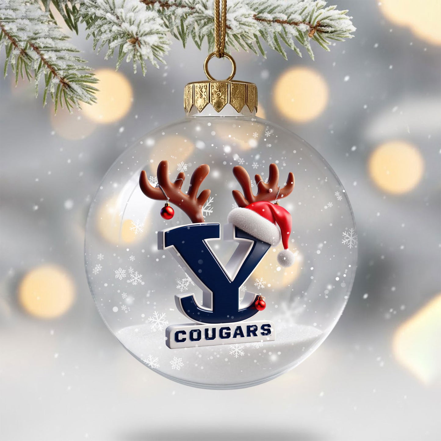 BYU Christmas Ornament DAT