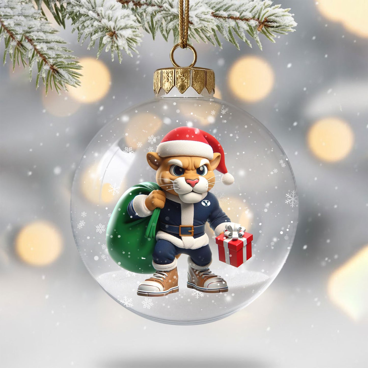 BYU Christmas Ornament DAT