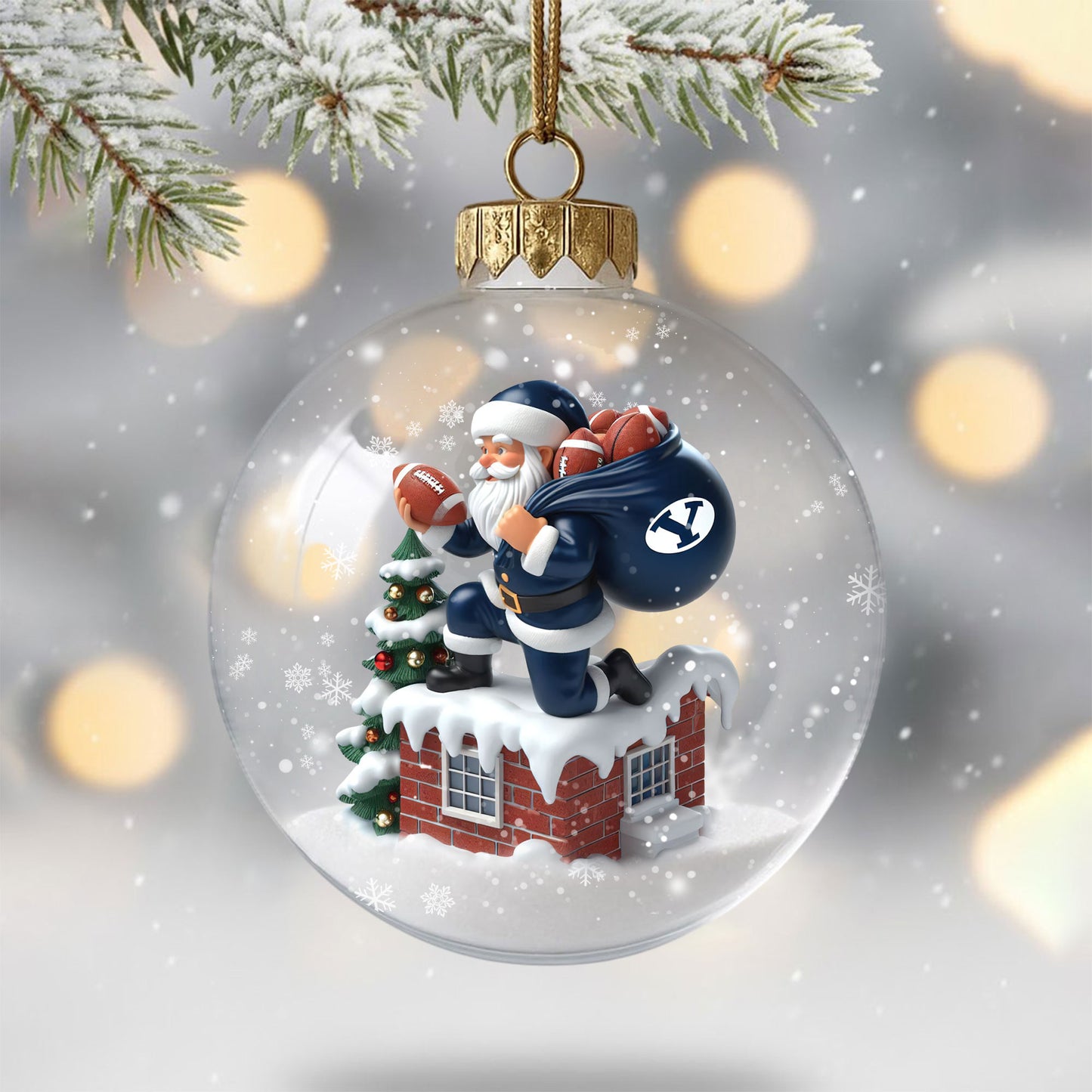 BYU Christmas Ornament DAT