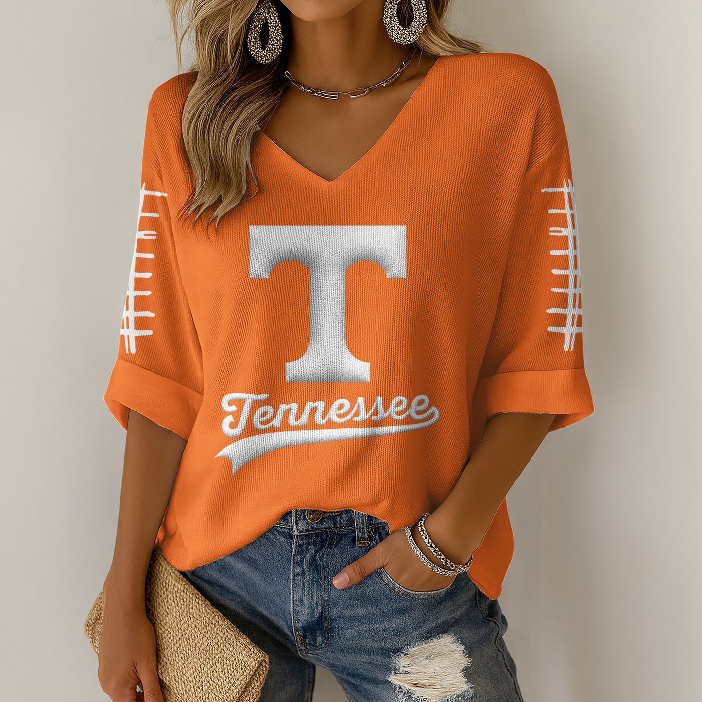 TVF V-neck Long Sleeve Shirt DAT