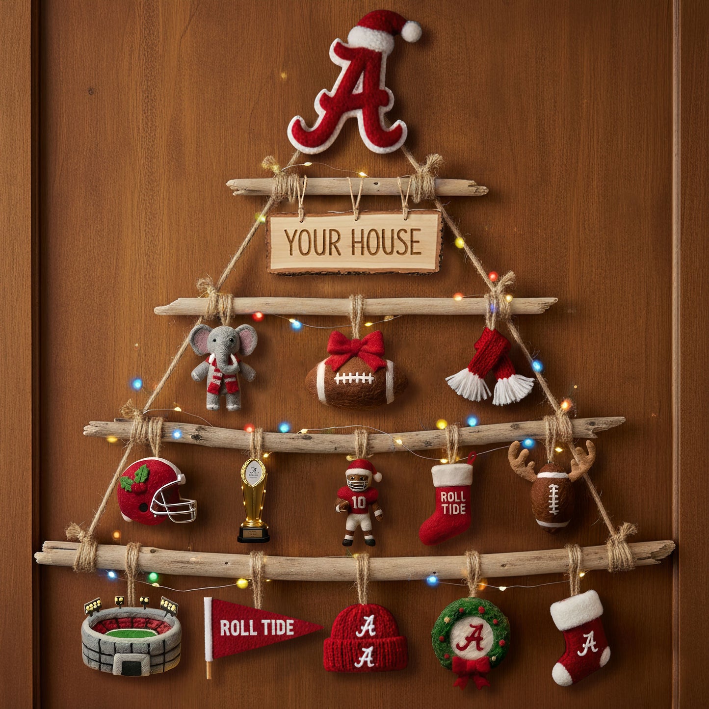 ACT Premium Rustic Wall Christmas Tree HTTT