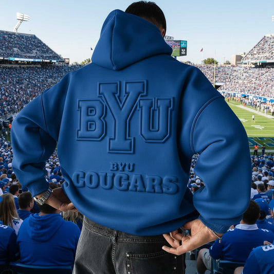 Premium BYU Embossed Hoodie HTTT