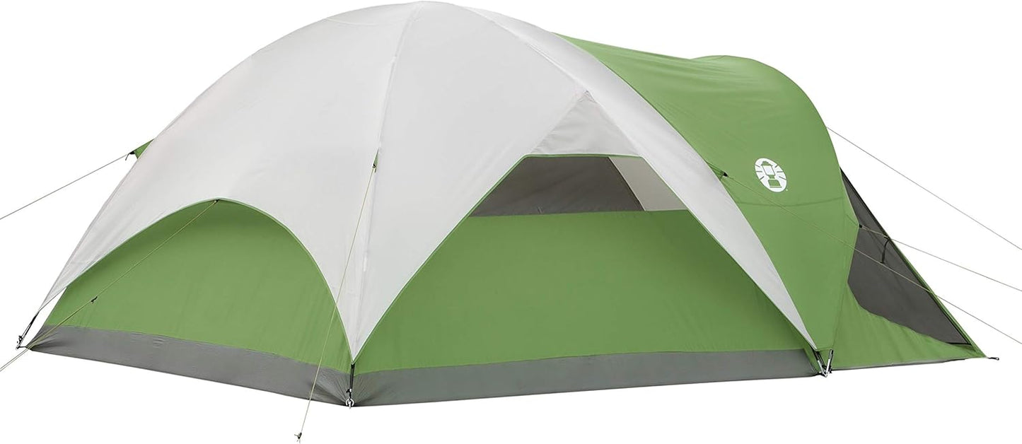 6/8-Person Weatherproof Camping Tent with Spacious Interior, Screened Porch, Rainfly, Easy Setup & Carry Bag – Ideal for Family Outdoor Adventures