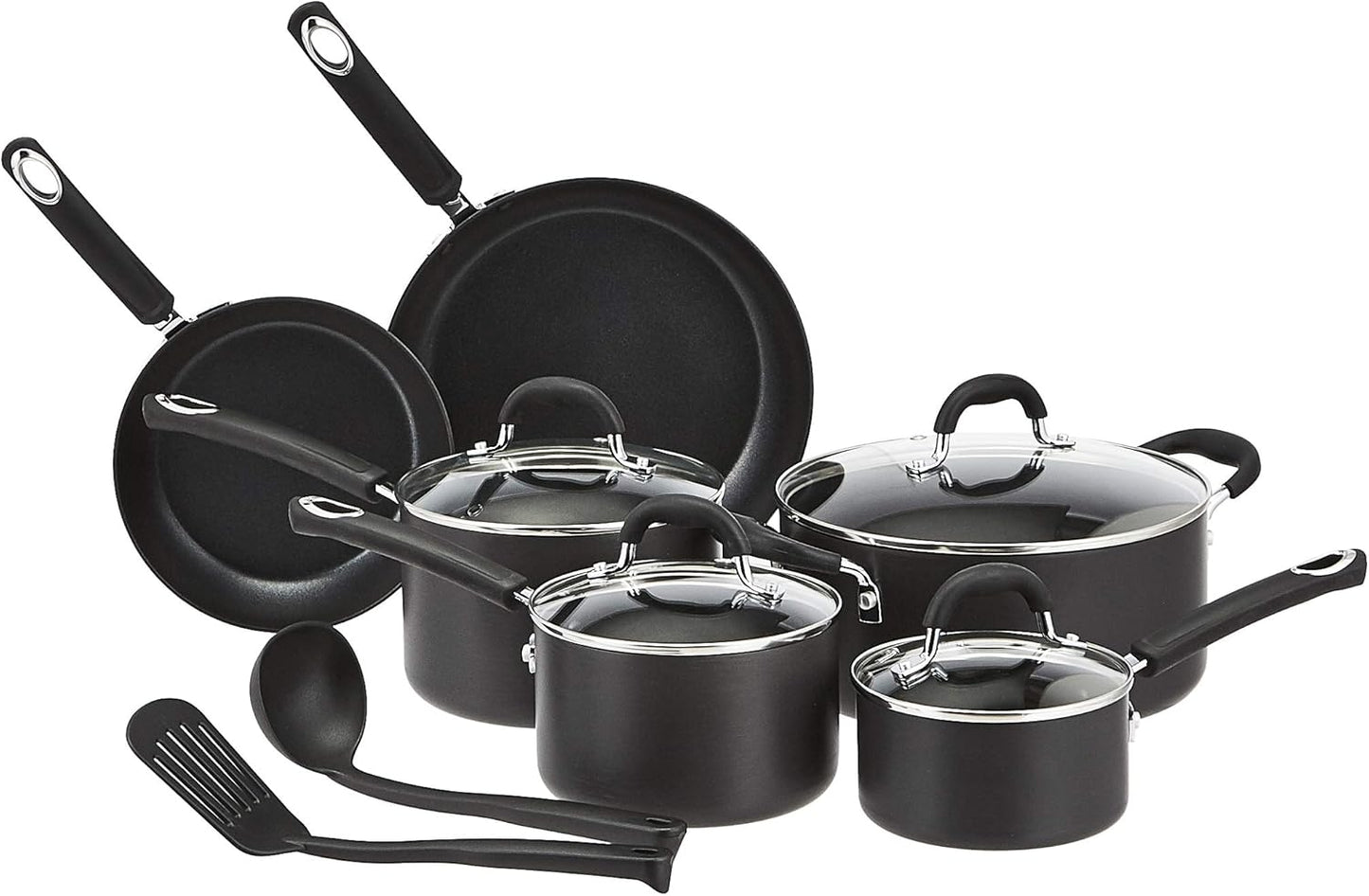 Basics 12-Piece Aluminum NS Cookware Set  Non-Stick