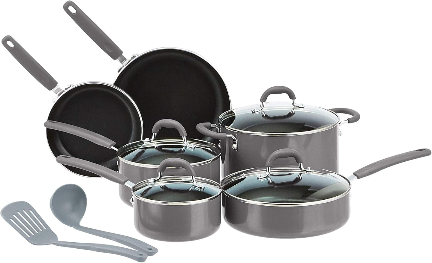 Basics 12-Piece Aluminum NS Cookware Set  Non-Stick