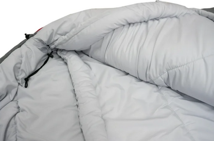 (2 pack) Ozark Trail 10-Degree Cold Weather Mummy Sleeping Bag with Soft Liner, Red, 85"x33"