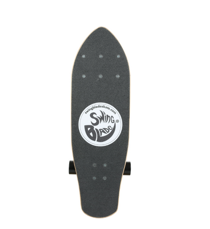 Swingblade Complete Skateboard with Patented Carving Caster Trucks for a Skate/Surf Ride, ABEC-7 Bearings and PU Wheels, for Kids and Adults