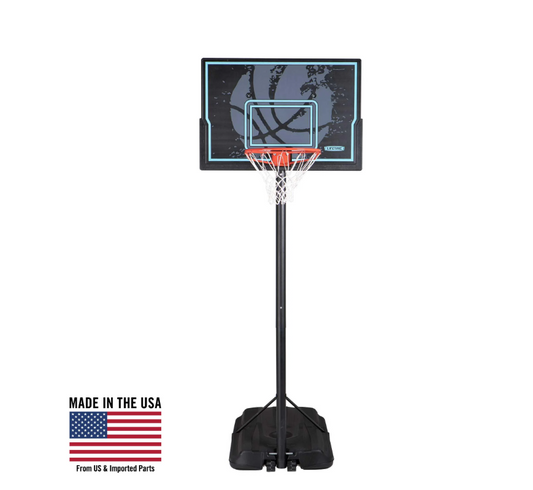 Lifetime 44-Inch Impact Portable Basketball Hoop with Telescoping Adjustment & Classic Rim – Model 90759-Outdoor Play
