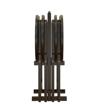 Winsome Skippy 5-Piece Snack Table Set, Peanut Top, Espresso Finish