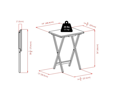 Winsome Alex 5-Pc Snack TaWinsome Alex 5-Pc Snack Table Set, Natural Finishble Set, Natural Finish